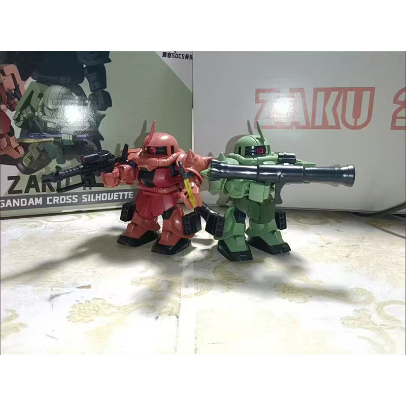 Bandai Gundam Hg - Модель Mengshan SDCS: Заводская серия, зеленая