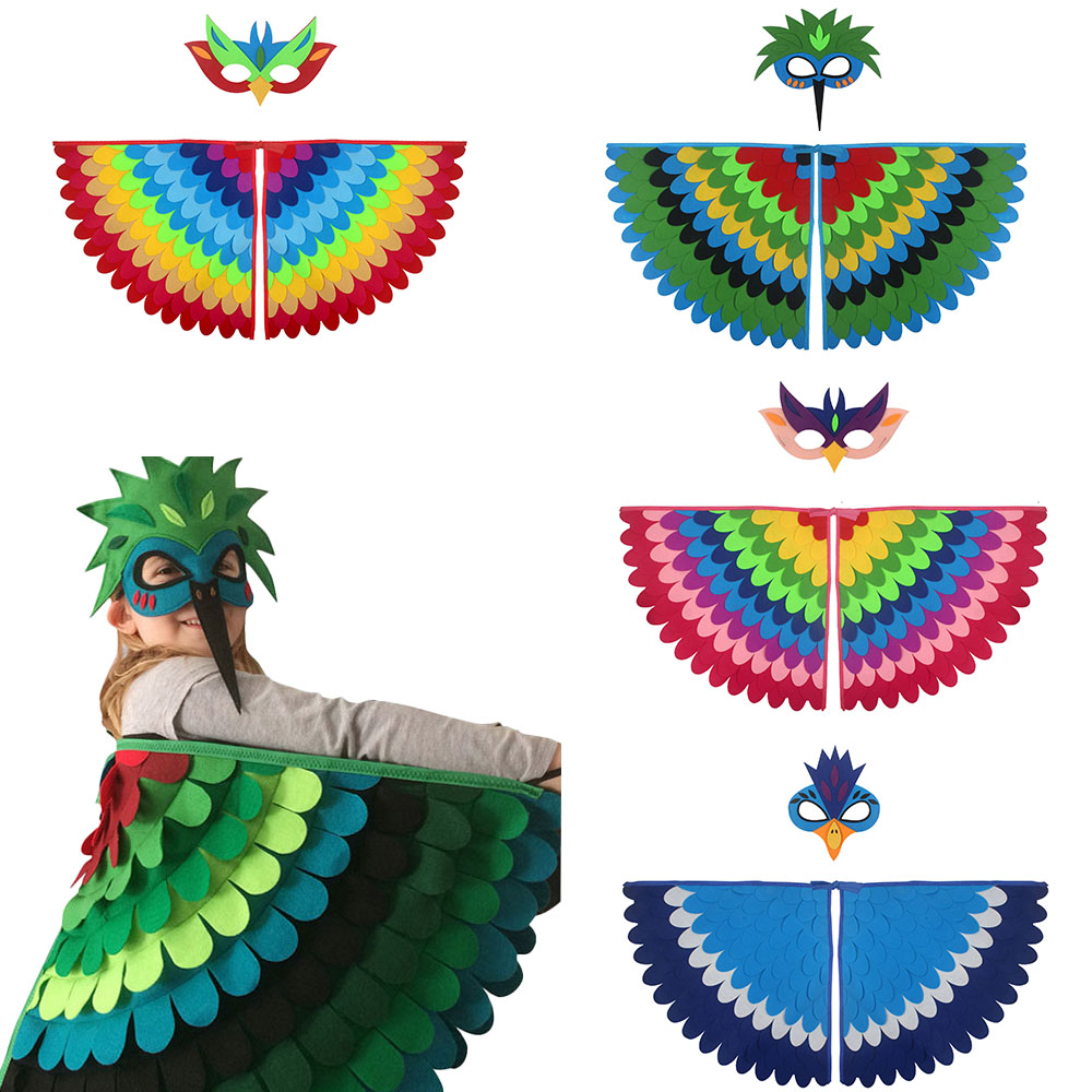 Free Cosplay Prop Patterns - Милый костюм с крыльями совы, фетровый