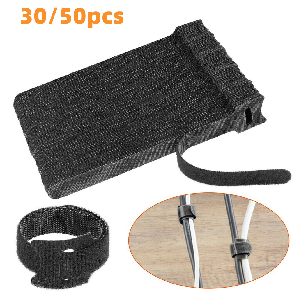 Кабельные стяжки-липучки для к – обзор и цена Velcro Hook Loop