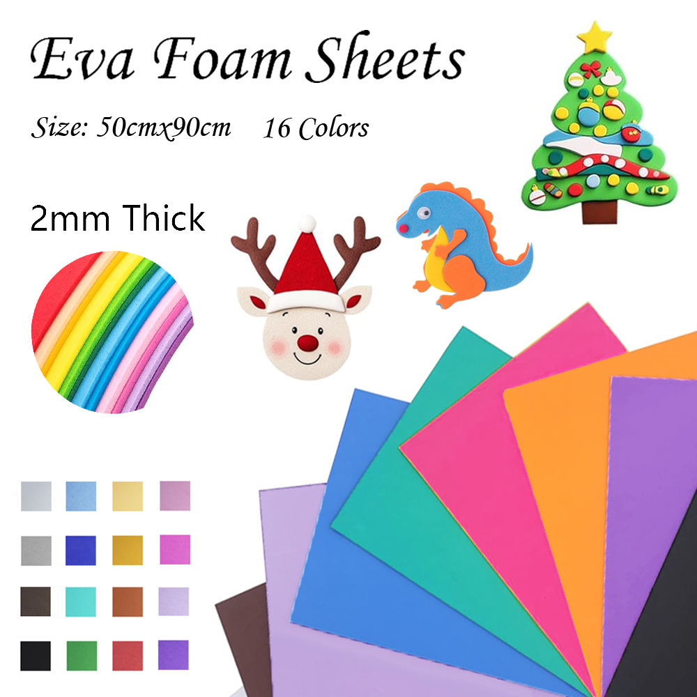 16 цветов, красочные листы из  – обзор и цена Cosplay Props Eva Foam