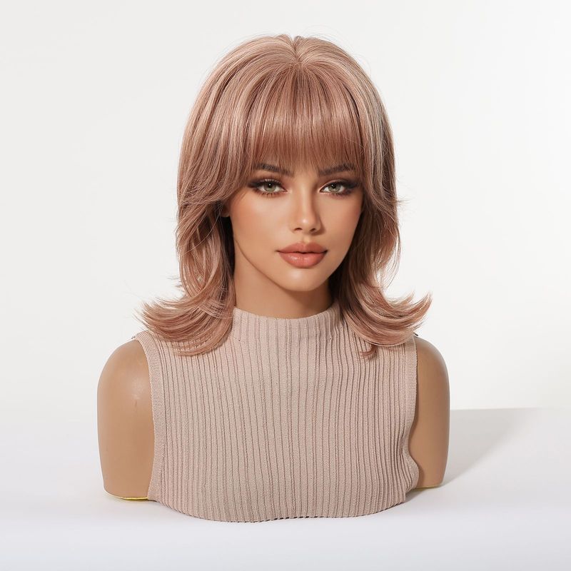 Женский парик с челкой, завито – обзор и цена Wig Fiber Net