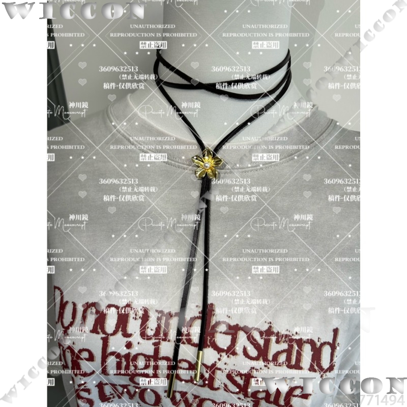 Ожерелье с золотым цветком в с – обзор и цена Aerith Cosplay Prop